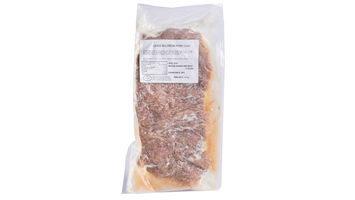 CARNE BOLOÑESA PORK BOLSA 1 KG (CONG)