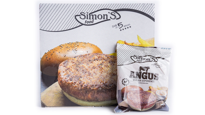 BURGUER ANGUS SIMONS 200 GR CAJA 16 UD (CON