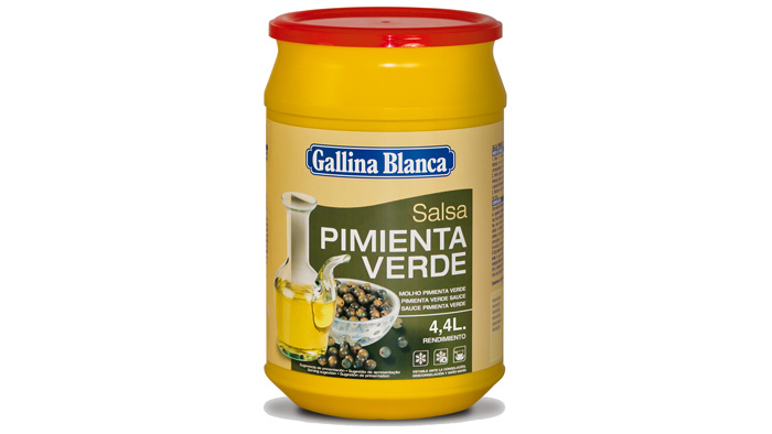 G.B. SALSA PIMIENTA VERDE 600 GR