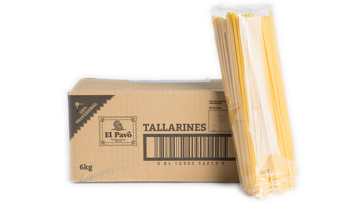 PASTA TALLARINES PAVO CAJA 6 KG